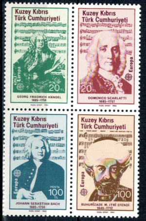 MUZYKA CYPR TURECKI MI.166-169** CZWOROBLOK