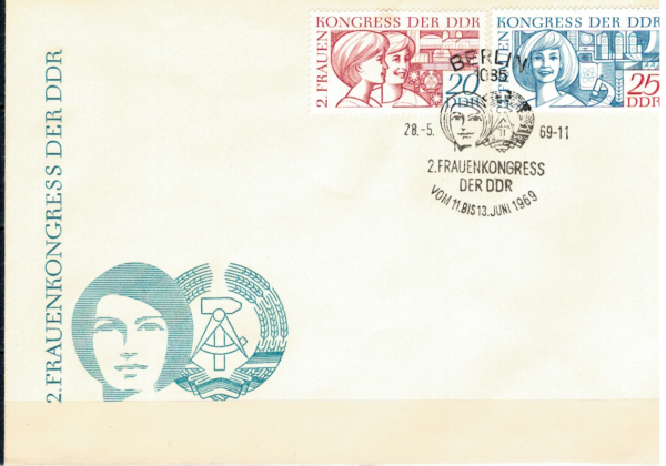 FDC KONGRES KOBIET DDR MI.1474-1475