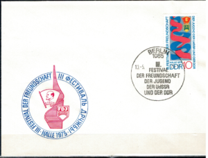 FDC FESTIWAL PRZYJAŹNI MŁODZIEŻY DDR MI.2044