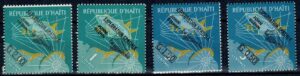 LOT W KOSMOS HAITI MI.693-696**