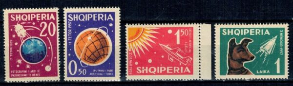 LOT W KOSMOS ALBANIA MI.663-666**