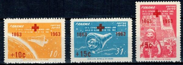 LOT W KOSMOS PANAMA MI.644-646**