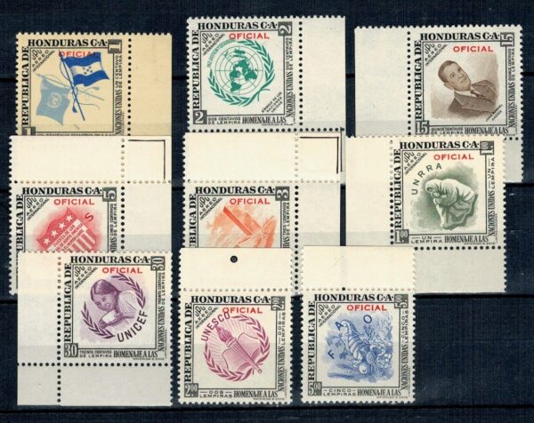 ORGANIZACJE ŚWIATOWE HONDURAS PORTO MI.161-169**