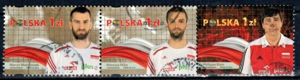 FI.4588-4590 KASOWANE ZNACZKI Z ARKUSZA