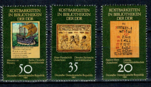 SKARBY W BIBLIOTEKACH DDR MI.2636-2638**