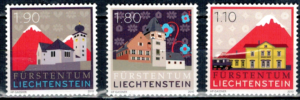 ARCHITEKTURA LIECHTENSTEIN MI.1571-1573**