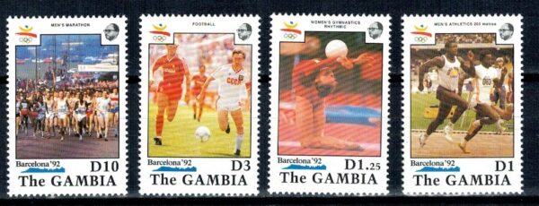 OLIMPIADA LETNIA GAMBIA MI.1073-1076**