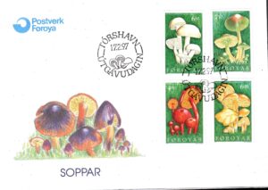 FDC GRZYBY WYSPY OWCZE MI.311-314