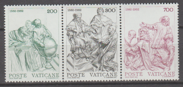 ROCZNICA WATYKAN MI.811-813** Z BLOKU