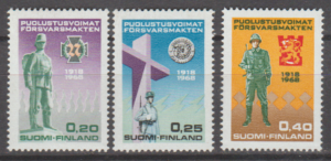 WOJSKO FINLANDIA MI.644-646**