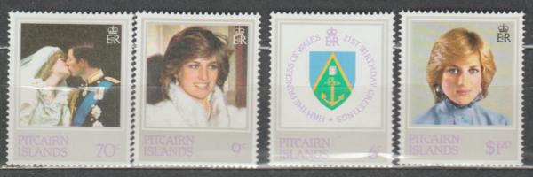 KSIĘŻNA DIANA PITCAIRN MI.218-221**