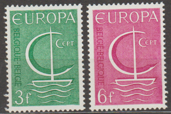 EUROPA CEPT BELGIA MI.1446-1447**