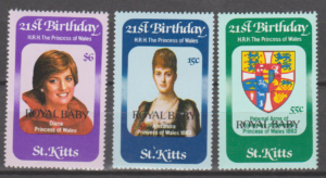 KSIĘŻNA DIANA ST.KITTS MI.87-89**