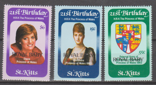 KSIĘŻNA DIANA ST.KITTS MI.87-89**