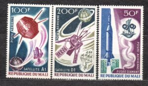 SATELITY MALI MI.141-143**