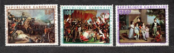MALARSTWO GABON MI.330-332**