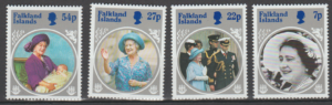 KRÓLOWA MATKA FALKLANDY MI.427-430**