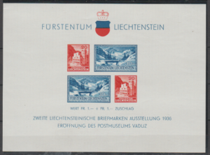 ARCHITEKTURA LIECHTENSTEIN MI.BL.2**