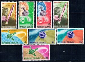 LOT W KOSMOS TOGO MI.559-566A**