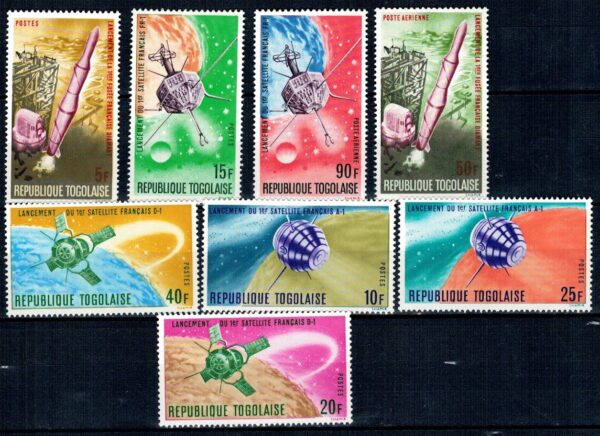 LOT W KOSMOS TOGO MI.559-566A**