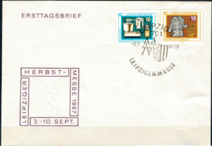 FDC JESIENNE TARGI W LIPSKU DDR MI.1306-1307