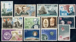LOT W KOSMOS MONAKO MI.798-809**