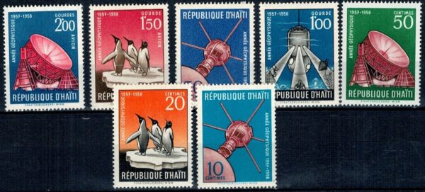 LOT W KOSMOS HAITI MI.493-499A**