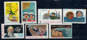 LOT W KOSMOS KUBA MI.1153-1159**