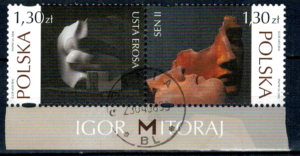 FI.4084-4085 ZNACZEK Z BLOKU KASOWANE