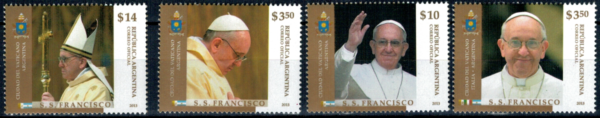 PAPIEŻ FRANCISZEK ARGENTYNA MI.3500-3503**