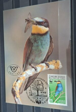 PTAKI WWF AUSTRIA MI.1918 KARTY MAXIMUM