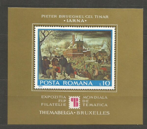 MALARSTWO RUMUNIA MI.BL.127**