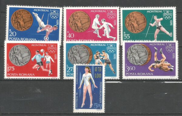 OLIMPIADA LETNIA RUMUNIA MI.3372-3378**