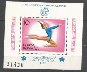 OLIMPIADA RUMUNIA MI.BL.135**