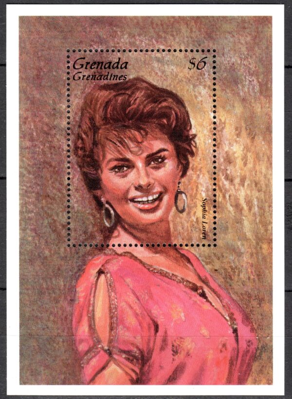 SOPHIA LOREN GRENADA MI.BL.339**