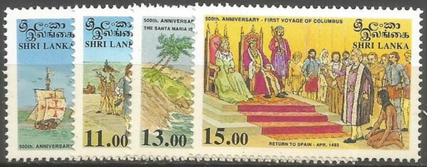 MARYNISTYKA SIRLANKA MI.1012-1015**