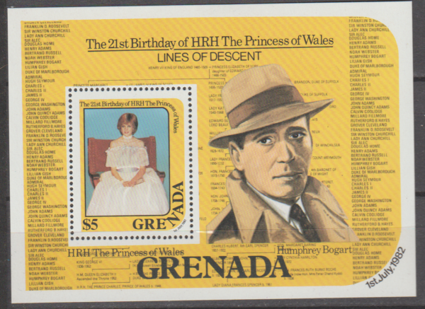 KSIĘŻNA DIANA GRENADA MI.BL.106**