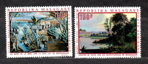 MALARSTWO MADAGASKAR MI.606-607**