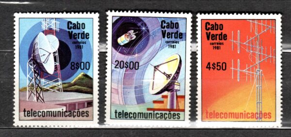 TELEKOMUNIKACJA CABO VERDE MI.441-443**