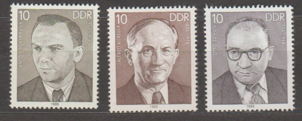SŁAWNI LUDZIE DDR MI.2920-2922**