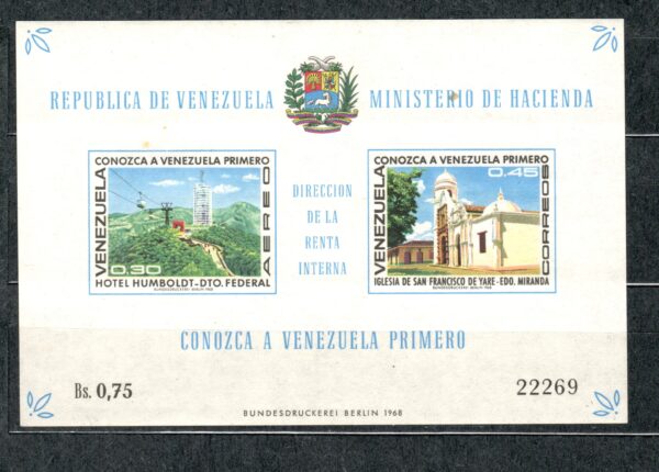 TURYSTYKA WENEZUELA MI.BL.16**