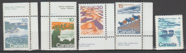 KRAJOBRAZY KANADA MI.506-510**