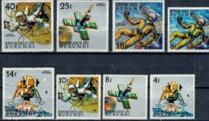 LOT W KOSMOS BURUNDI MI.401-408A**