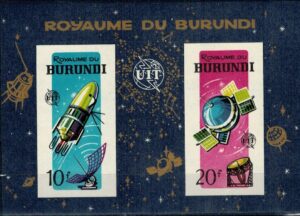 LOT W KOSMOS BURUNDI MI.BL.7B**