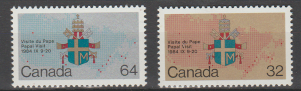 JAN PAWEŁ II KANADA MI.925-926**