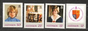 KSIĘŻNA DIANA ASCENSION MI.322-325**