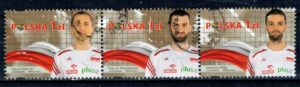 FI.4587-4589 KASOWANE ZNACZKI Z ARKUSZA
