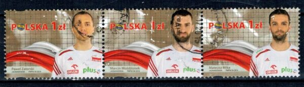 FI.4587-4589 KASOWANE ZNACZKI Z ARKUSZA