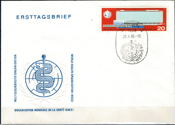 FDC WHO DDR MI.1178