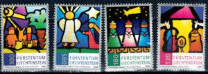 BOŻE NARODZENIE LIECHTENSTEIN MI.1539-1542**
